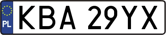 KBA29YX