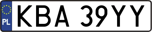 KBA39YY