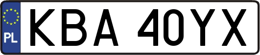 KBA40YX