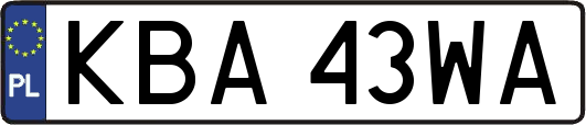 KBA43WA