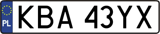 KBA43YX