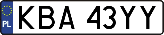 KBA43YY