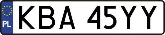 KBA45YY