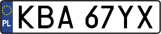 KBA67YX
