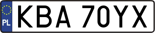KBA70YX