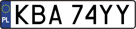 KBA74YY