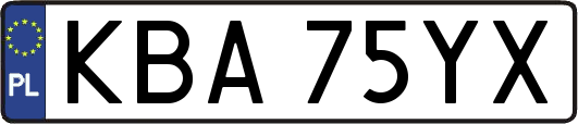 KBA75YX
