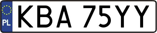 KBA75YY