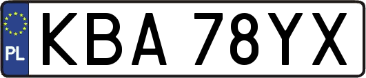 KBA78YX