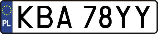 KBA78YY