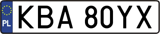KBA80YX