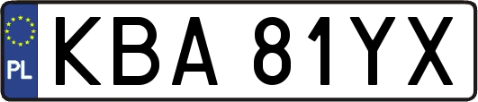 KBA81YX