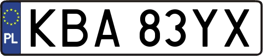 KBA83YX