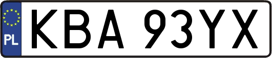 KBA93YX