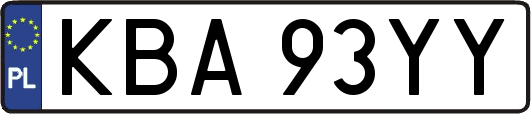KBA93YY