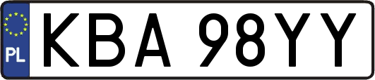 KBA98YY