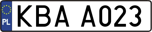 KBAA023