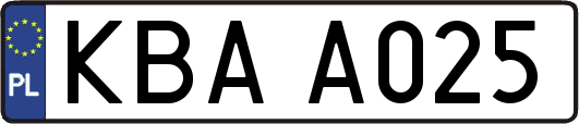 KBAA025