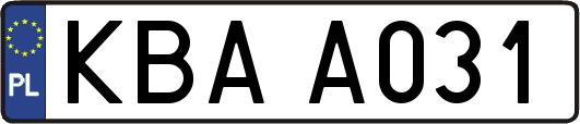 KBAA031