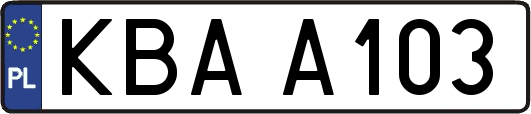 KBAA103