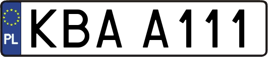 KBAA111