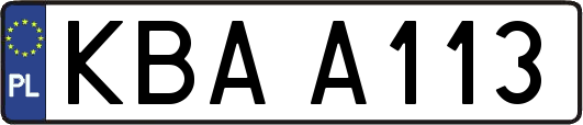 KBAA113
