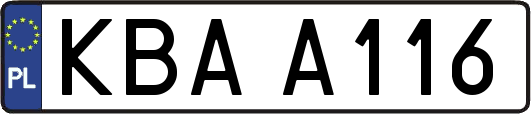 KBAA116