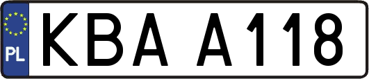 KBAA118