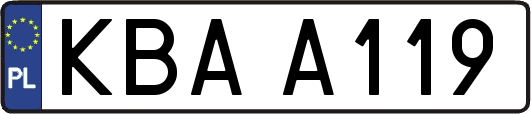 KBAA119