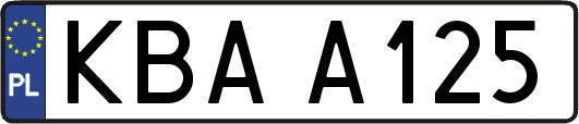 KBAA125
