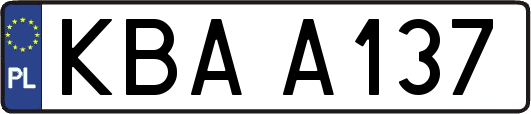 KBAA137
