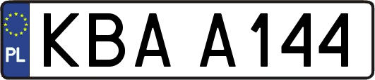 KBAA144