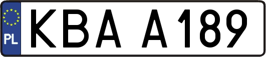 KBAA189