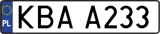 KBAA233