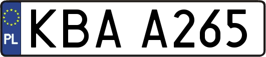 KBAA265