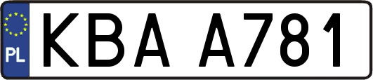 KBAA781