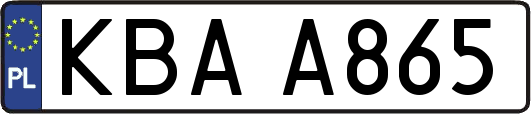 KBAA865