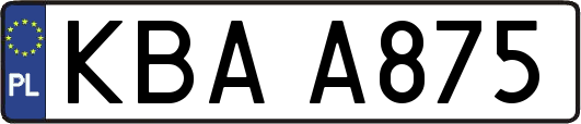 KBAA875