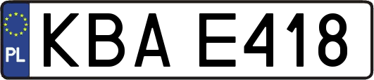 KBAE418