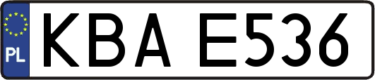 KBAE536