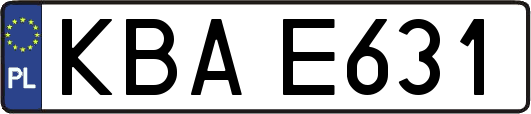 KBAE631