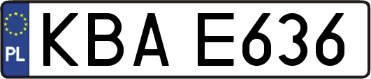 KBAE636