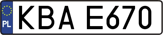 KBAE670