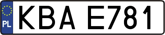 KBAE781