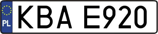 KBAE920