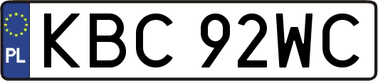 KBC92WC