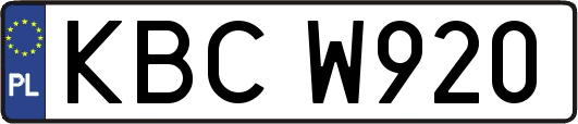 KBCW920