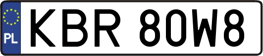 KBR80W8
