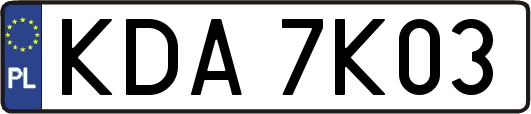 KDA7K03