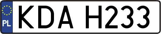 KDAH233